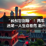 “叔叔您别睡”!两车追尾一人生命垂危 衢州消防紧急救援(图1) “叔叔您别睡”!两车追尾一人生命垂危 衢州消防紧急救援(图1)
