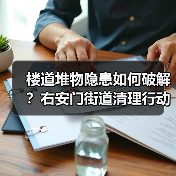 楼道堆物隐患如何破解?右安门街道清理行动显成效(图1) 楼道堆物隐患如何破解?右安门街道清理行动显成效(图1)