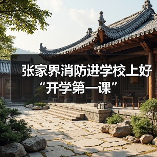 张家界消防进学校上好“开学第一课”（图2）