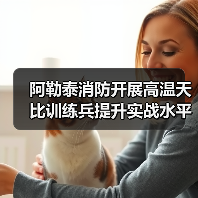 阿勒泰消防开展高温天比训练兵提升实战水平(图1) 阿勒泰消防开展高温天比训练兵提升实战水平(图1)