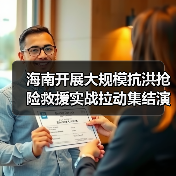 海南开展大规模抗洪抢险救援实战拉动集结演练(图2) 海南开展大规模抗洪抢险救援实战拉动集结演练(图2)