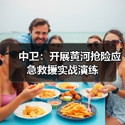 中卫:开展黄河抢险应急救援实战演练(图3) 中卫:开展黄河抢险应急救援实战演练(图3)
