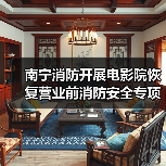 南宁消防开展电影院恢复营业前消防安全专项服务指导工作(图1) 南宁消防开展电影院恢复营业前消防安全专项服务指导工作(图1)