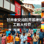 甘肃秦安消防开展建筑工地大检查（图2）