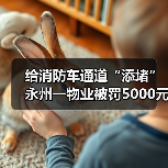 给消防车通道“添堵” 永州一物业被罚5000元(图2) 给消防车通道“添堵” 永州一物业被罚5000元(图2)