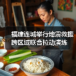 福建连城举行地震救援跨区域联合拉动演练(图3) 福建连城举行地震救援跨区域联合拉动演练(图3)