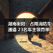 湖南衡阳:占用消防车通道 23名车主领罚单(图3) 湖南衡阳:占用消防车通道 23名车主领罚单(图3)