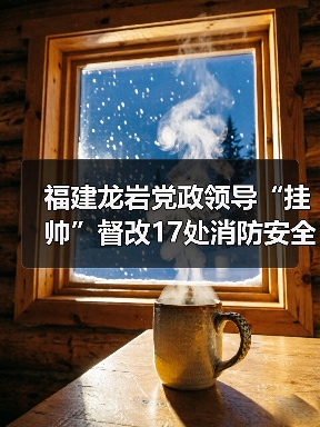 福建龙岩党政领导“挂帅”督改17处消防安全“红橙”隐患(图3) 福建龙岩党政领导“挂帅”督改17处消防安全“红橙”隐患(图3)