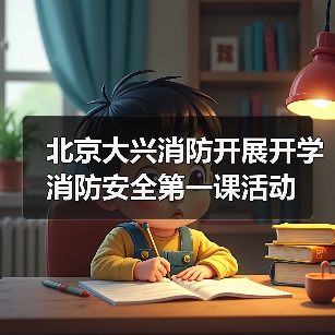 北京大兴消防开展开学消防安全第一课活动(图2) 北京大兴消防开展开学消防安全第一课活动(图2)