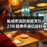 盐城市消防救援支队2023年目录外通信器材采购项目公开招标公告(图1) 盐城市消防救援支队2023年目录外通信器材采购项目公开招标公告(图1)