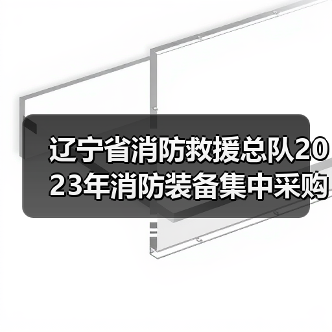 辽宁省消防救援总队2023年消防装备集中采购项目十二(抢险救援器材一)公开招标公告(图2) 辽宁省消防救援总队2023年消防装备集中采购项目十二(抢险救援器材一)公开招标公告(图2)
