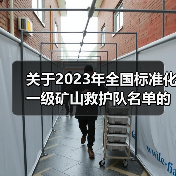关于2023年全国标准化一级矿山救护队名单的公告(图4) 关于2023年全国标准化一级矿山救护队名单的公告(图4)